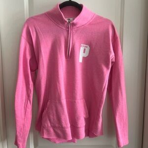 PINK Quarter Zipped Sweater